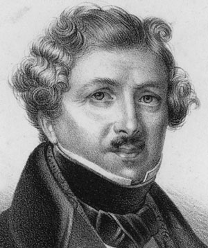 Portrait de Louis Jacques Mandé Daguerre, inventeur du daguerréotype