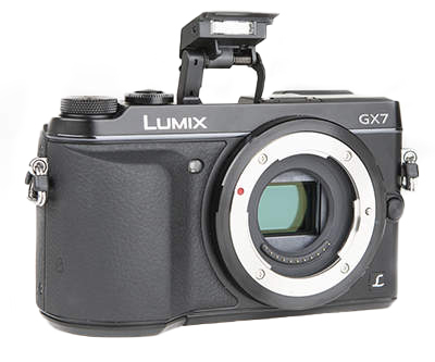 Flash intégré du Panasonic GX7