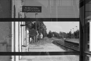 Gare de Rabastens - Voie ferrée depuis l'abri