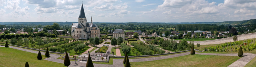 Abbaye Saint-Georges de Boscherville en Normandie (Seine-maritime, 76)