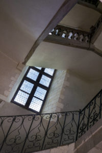 Château d'Harcourt (Eure, 27) - Cage d'escalier