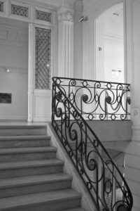 Musée de Louviers - Escalier et rampe en fer forgé