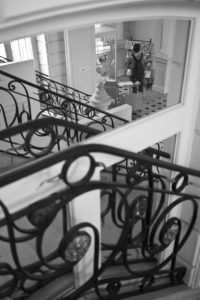 Musée de Louviers - Vue sur le hall depuis les escaliers