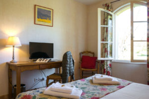 Hôtel Bastide Saint-Martin près de Carcassonne (Aude) - Ancienne chambre ©Florent Chatroussat