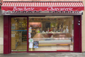 Boucherie Izard Carcassonne - Vitrine ©Florent Chatroussat